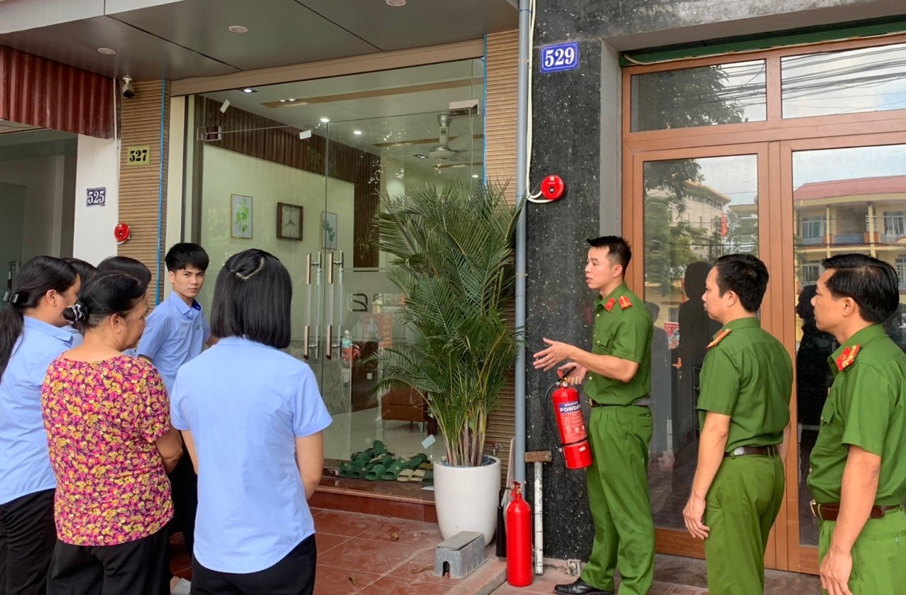 UBND Phường Quán Toan triển khai mô hình tổ liên gia  an toàn phòng cháy chữa cháy